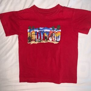 New Red Children's Hollywood Tee- S